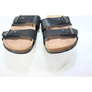 ladies Earth Origins Leather Double Band Sandals size 11